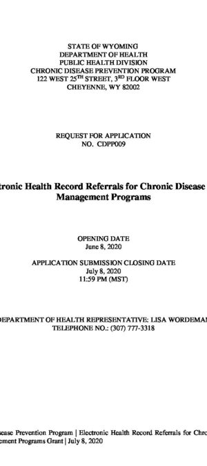 EHR Referrals for Chronic Disease Self-Management Programs