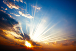 photo of sunset sky