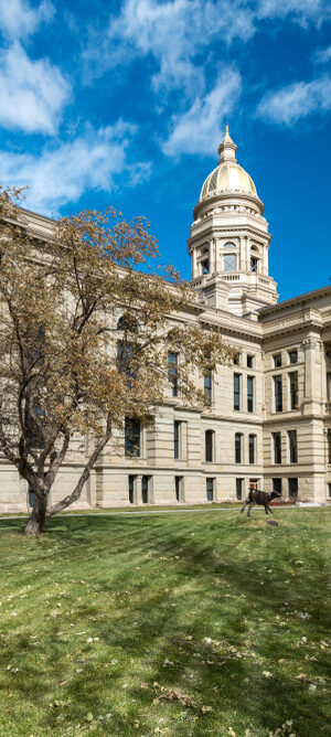 Wyoming State Capitol from west side