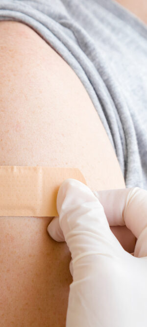 bandage after vaccine 2