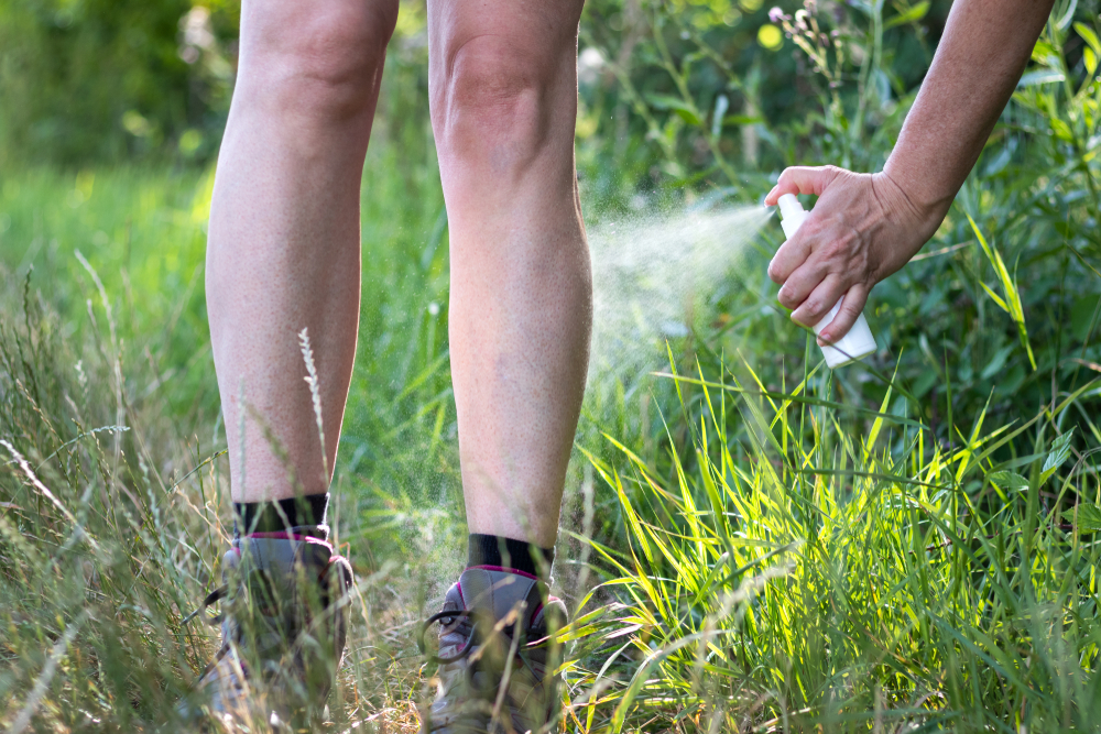 buy spray on legs in grass