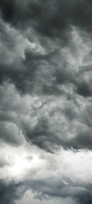 dark sky with storm clouds