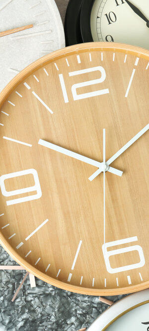 group of time clocks