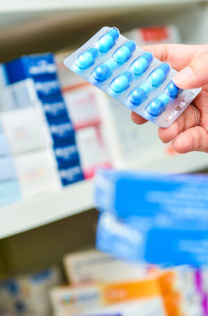 medication in pharmacy setting