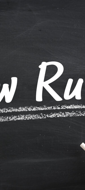 new rules on chalkboard