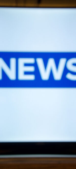 news on television with remote