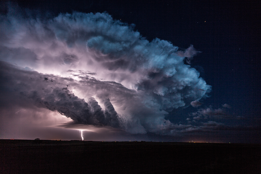 Night Storm With Lightning Wyoming Department Of Health 