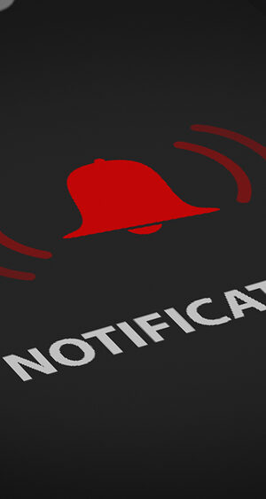 notification on cell phone