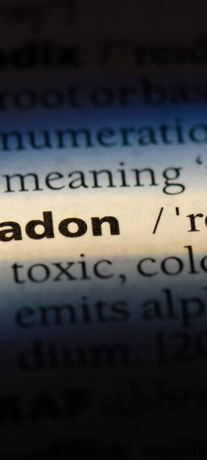 radon on dictionary page