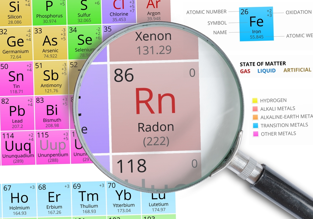 radon on element chart
