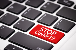 stop covid on keyboard