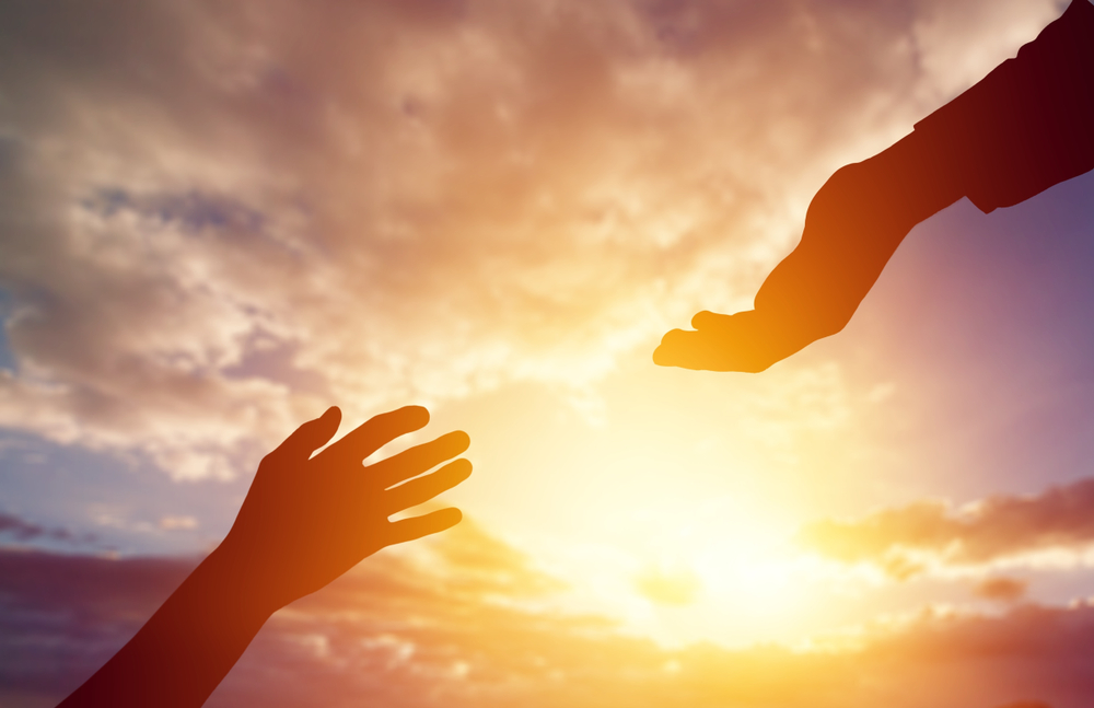 Stretched Hands At Sunset Wyoming Department Of Health