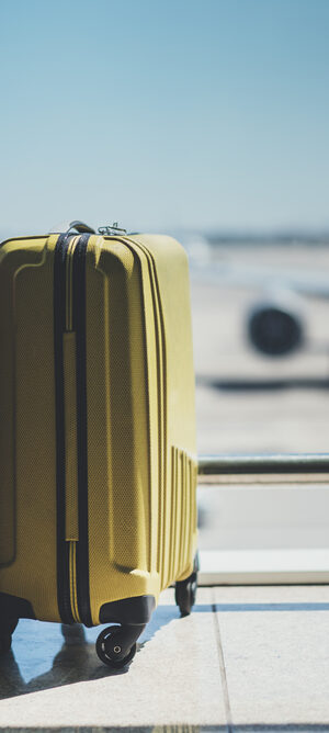 travel cases at airport