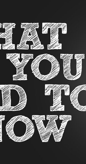 what do you need to know words