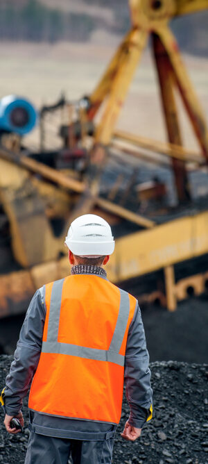 workers at coal mine