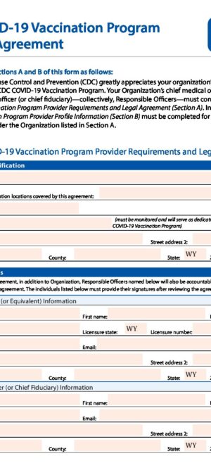 WY COVID-19 Vaccination Program Provider Enrollment Agreement_FINAL 11.9.2020