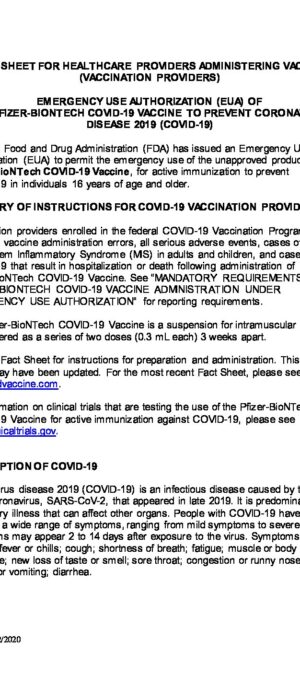 Pfizer-BioNTech COVID-19 Vaccine EUA Fact Sheet for HCP_0