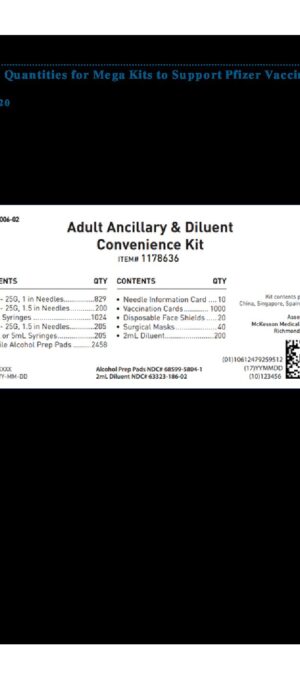 Update on Mega Kit contents for Pfizer Vaccine fnl