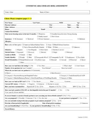 FINAL JAN 2021 CDU Risk Assessment - Wyoming Department of Health