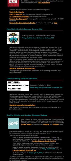 CDU Newsletter March 2021