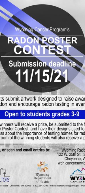 Radon Poster Contest flyer – 2021-22