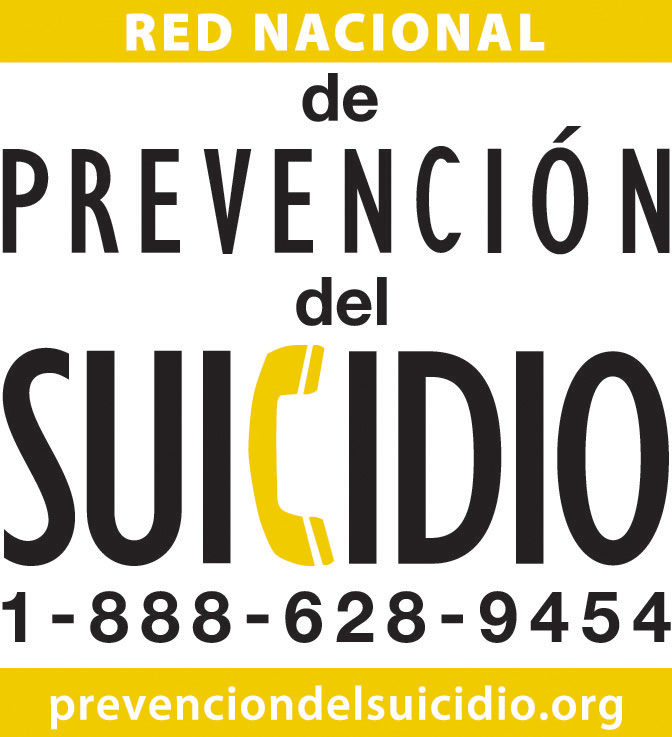 Llamar 888-628-9454 connectarse al red nacional de prevencion suicidio en Espanol