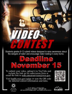 Radon Video Contest 2022 flyer new timeline
