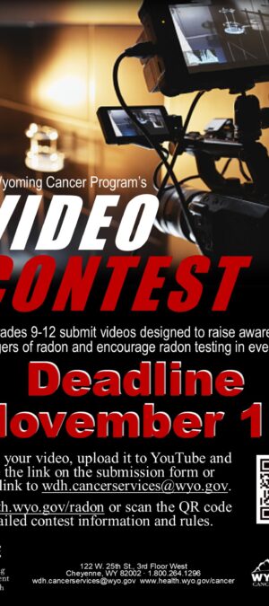 Radon Video Contest 2022 flyer new timeline