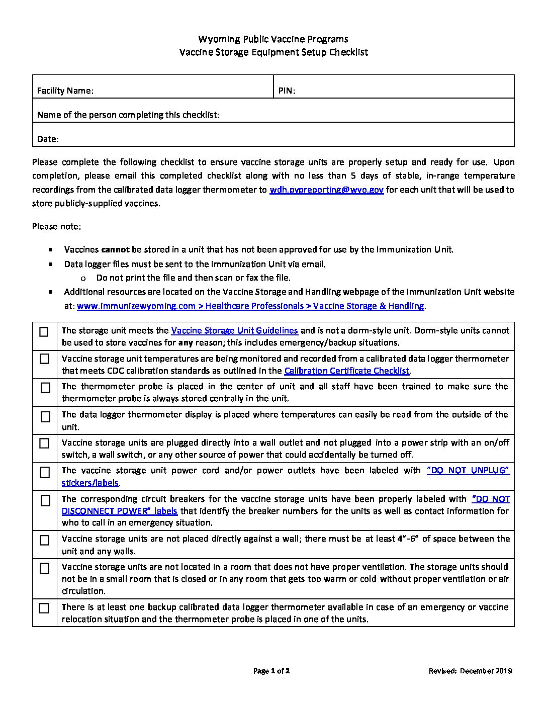 thermometer outdoors - Wyoming Department of Health