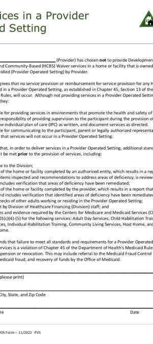 PV03-No Services in POS Form