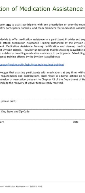PV05-Declination of Medication Assistance