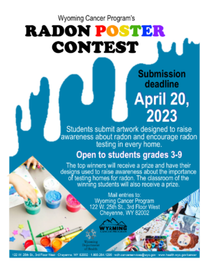 Radon Poster Contest flyer – 2022