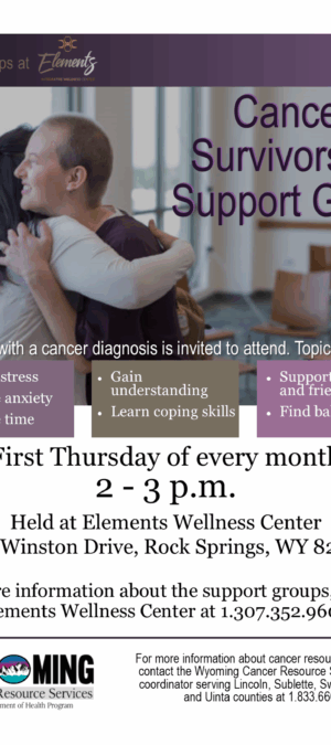 Cancer Survivorship Support Group flyer – 102022