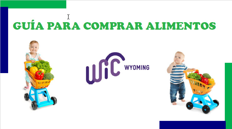 WIC Food Shopping Guide Image in Spanish