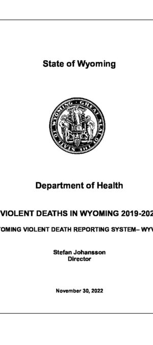 2019 – 2020 WYVDRS REPORT