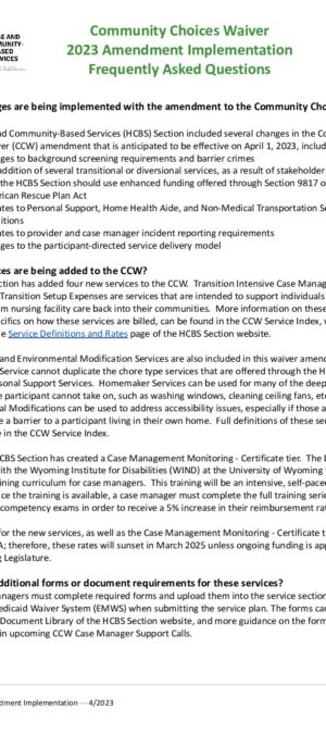 CCW 2023 Amendment Implementation FAQ