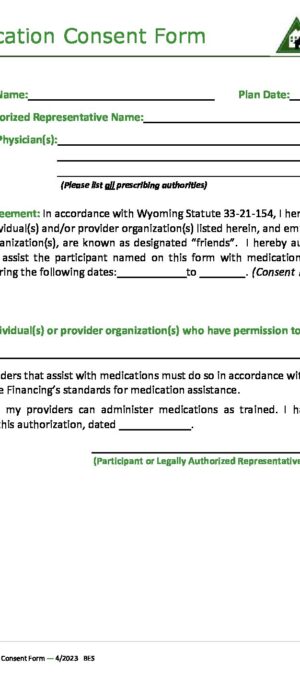 CM08-Medication Consent Form