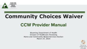 Community Choices Waiver_ CCW Provider Manual
