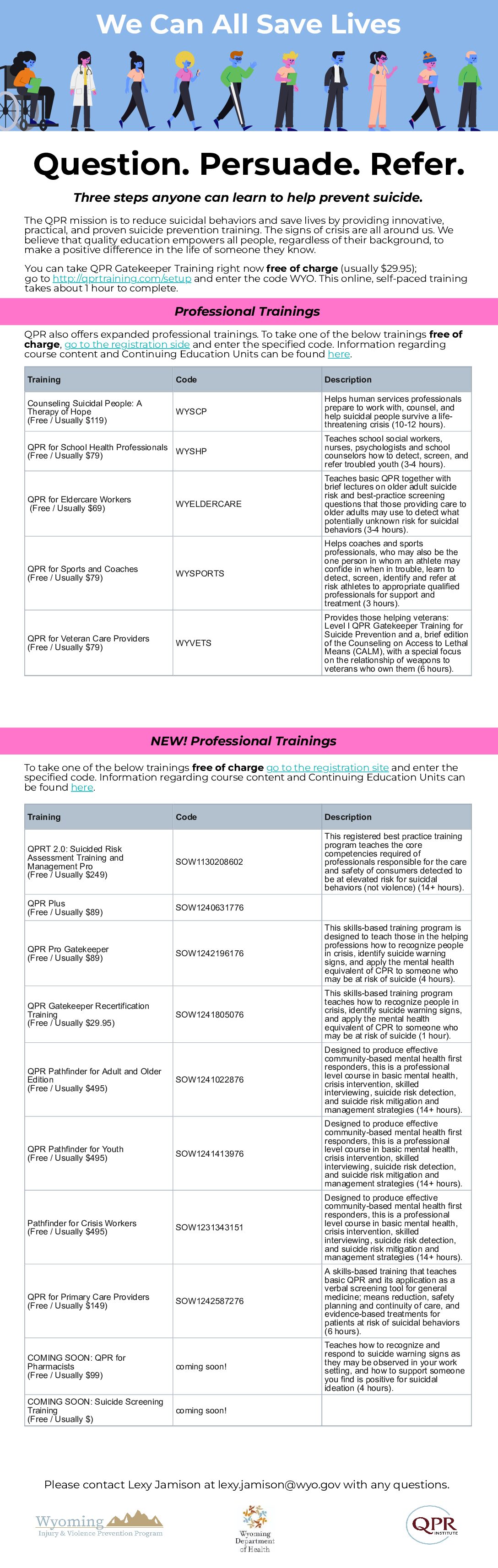 QPR WY 14mar Wyoming Department Of Health   QPR WY 14mar Pdf 