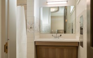 Bathroom in Veterans' Home of Wyoming