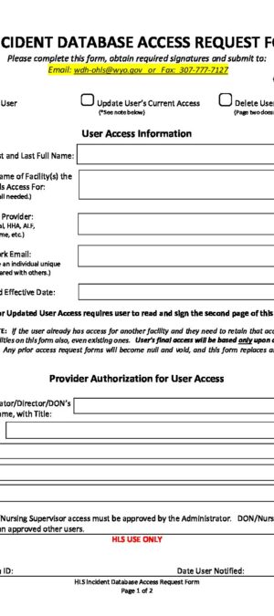 HLS INCIDENT DB ACCESS REQUEST FORM 06 06 23