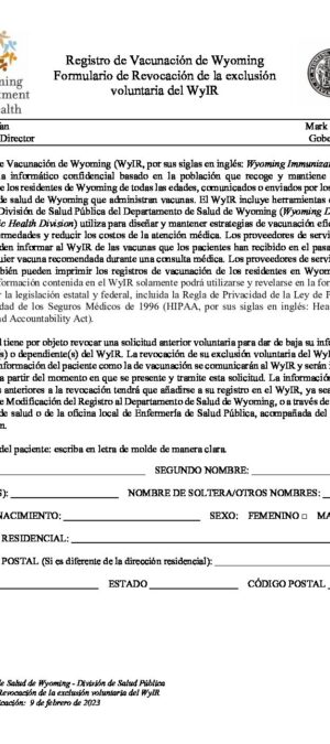 Rescind Opt-out form ES