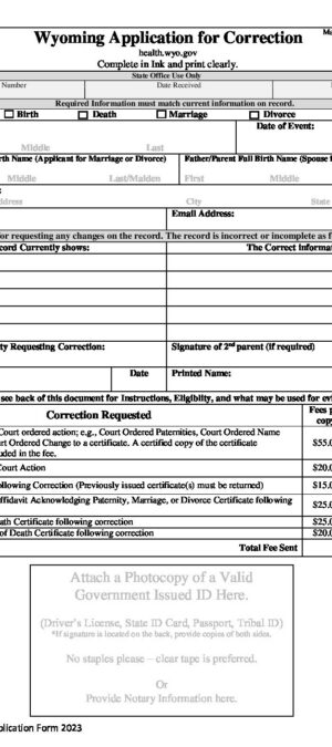 WDH_VSS Correction Application Form 2023