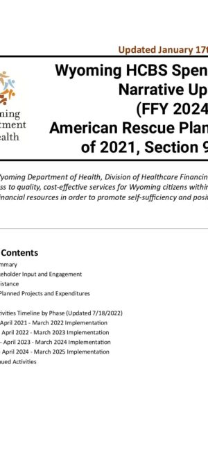 FFY-2024-Q3-Wyoming-HCBS-Spending-Plan-Narrative