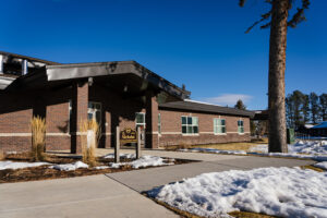 An outdoor shot of the Wyoming Life Resource Center
