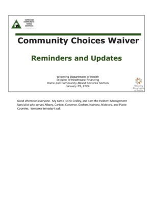 Jan 2024 CCW PVS Reminders Updates Training Slide Deck