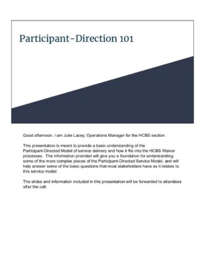 2024.04.11 CCW Participant Direction 101 Slide Deck & Notes