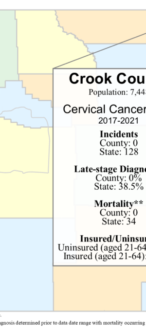 Crook County cervical data graphic- 2024