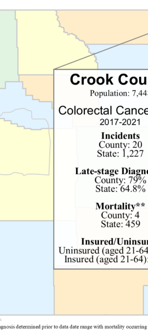 Crook County colorectal data graphic- 2024