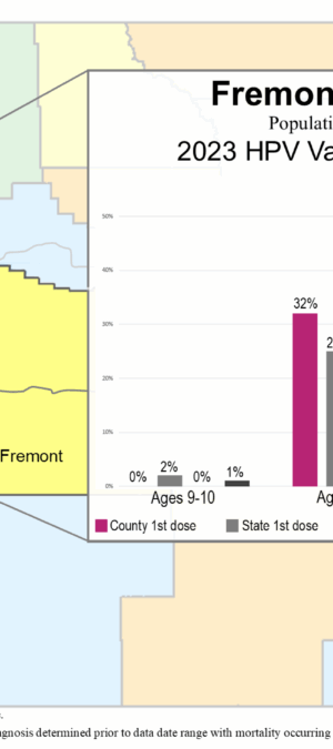 Fremont County HPV vax data graphic – 2024